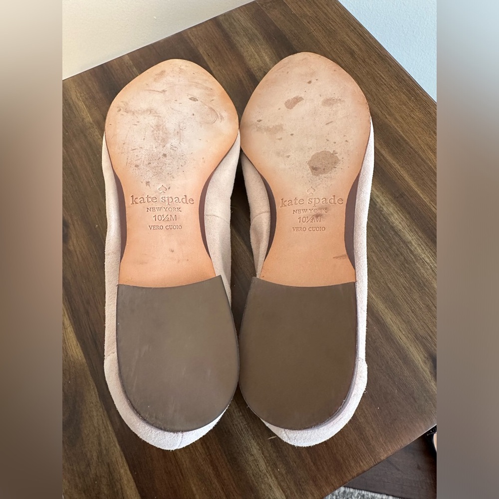 kate spade Blush Pink Suede Loafers - Picture 5 of 10